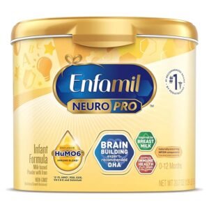 EnfamilNeuroPro Baby Formula, Infant Formula Nutrition, Triple Prebiotic Immune Blend, 2’FL HMO, & Expert-Recommended Omega-3 DHA, Perfect Choice for Baby Milk, Non-GMO, Powder Tub, 20.7 Oz